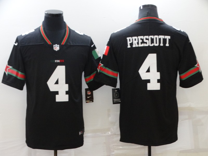 Cheap 2021 Men Nike NFL Dallas cowboys 4 Prescott black Vapor Untouchable jerseys